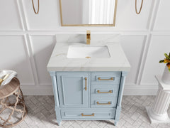 Aberdeen 30 in. W x 22 in. D Single Sink Bathroom Vanity - photo 33