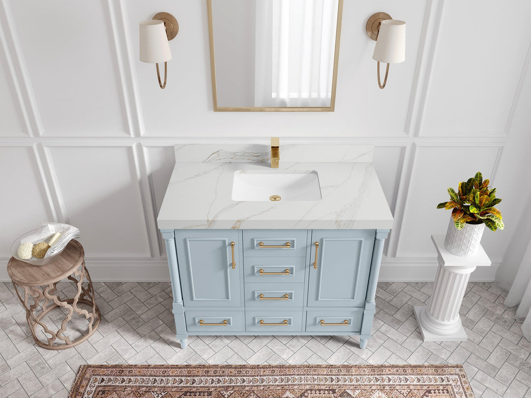 Aberdeen 42 in. W x 22 in. D Single Sink Bathroom Vanity