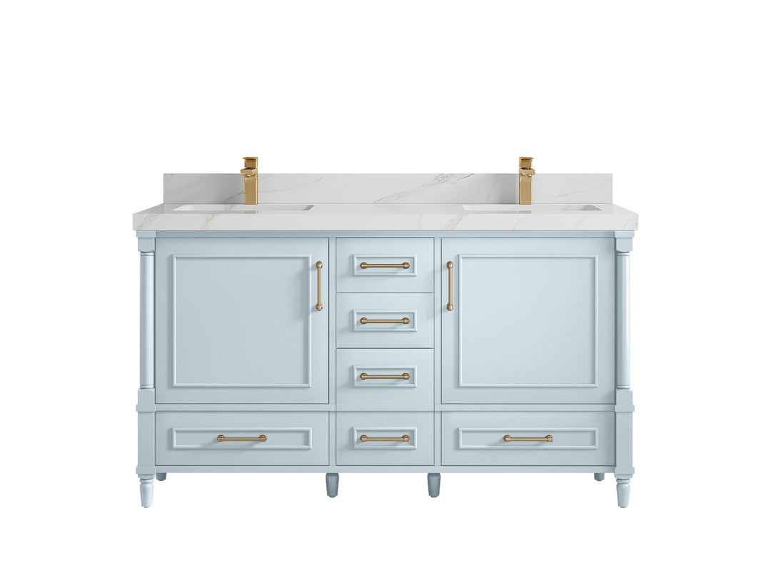 Aberdeen 60 in. W x 22 in. D Double Sink Bathroom Vanity