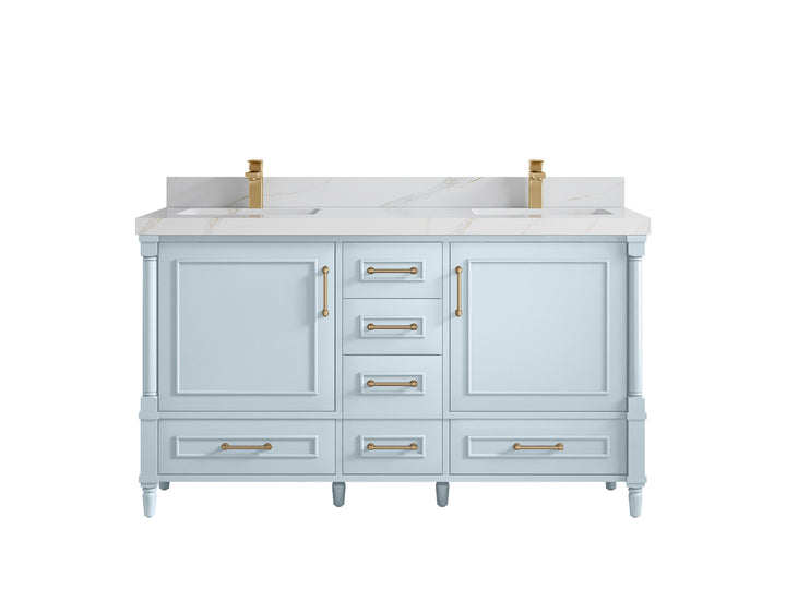 Aberdeen 60 in. W x 22 in. D Double Sink Bathroom Vanity - photo 17