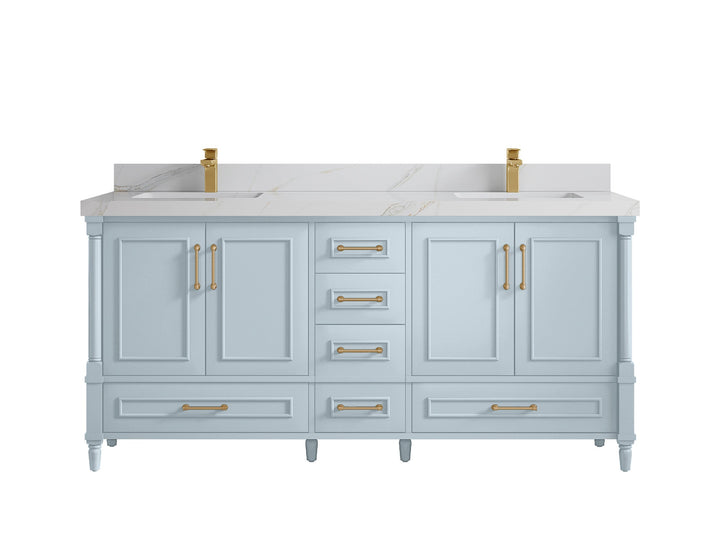Aberdeen 72 in. W x 22 in. D Double Sink Bathroom Vanity - photo 23