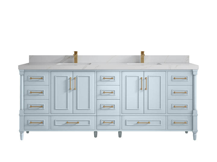 Aberdeen 84 in. W x 22 in. D Double Sink Bathroom Vanity - photo 19