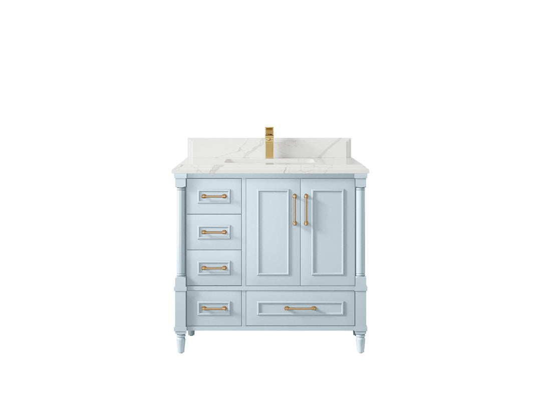 Aberdeen 36 in. W x 22 in. D Center Sink Bathroom vanity