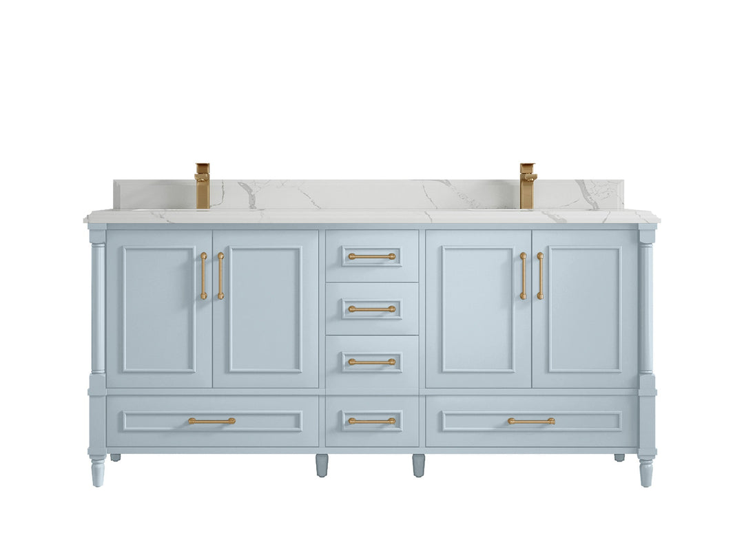 Aberdeen 72 in. W x 22 in. D Double Sink Bathroom Vanity