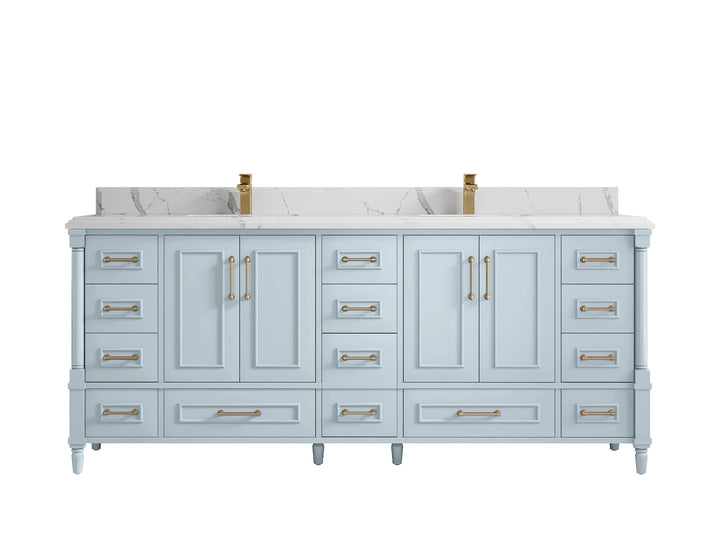 Aberdeen 80 in. W x 22 in. D Double Sink Bathroom Vanity - photo 25