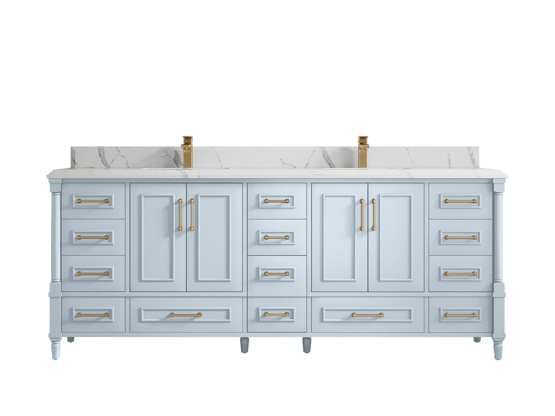 Aberdeen 84 in. W x 22 in. D Double Sink Bathroom Vanity