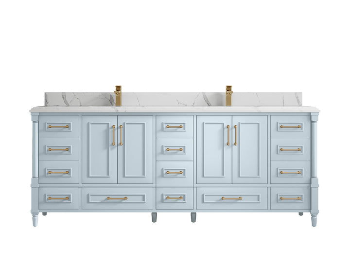 Aberdeen 84 in. W x 22 in. D Double Sink Bathroom Vanity - photo 25