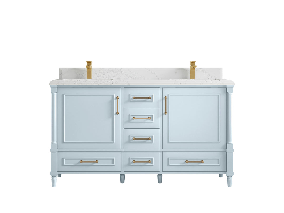 Aberdeen 60 in. W x 22 in. D Double Sink Bathroom Vanity