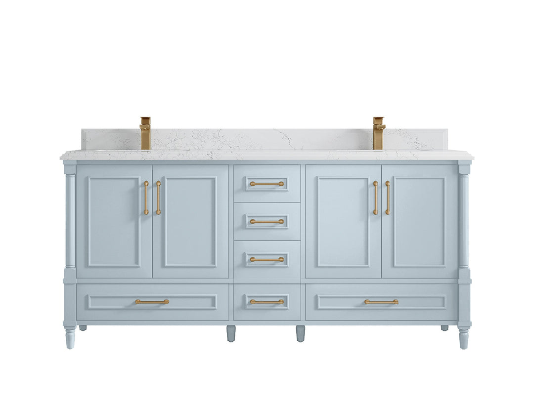 Aberdeen 72 in. W x 22 in. D Double Sink Bathroom Vanity