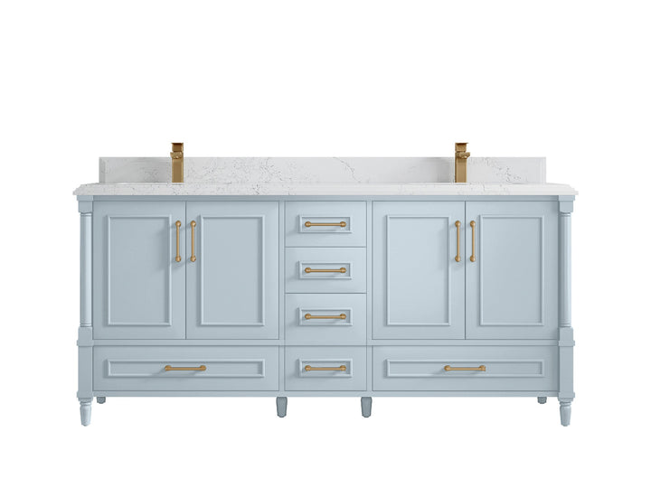 Aberdeen 72 in. W x 22 in. D Double Sink Bathroom Vanity - photo 27