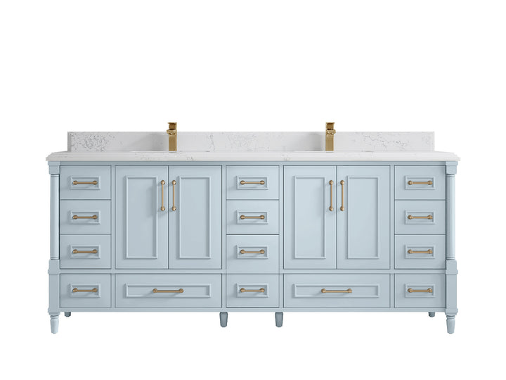 Aberdeen 80 in. W x 22 in. D Double Sink Bathroom Vanity - photo 27