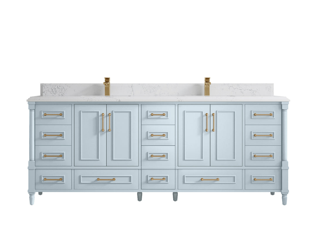 Aberdeen 84 in. W x 22 in. D Double Sink Bathroom Vanity