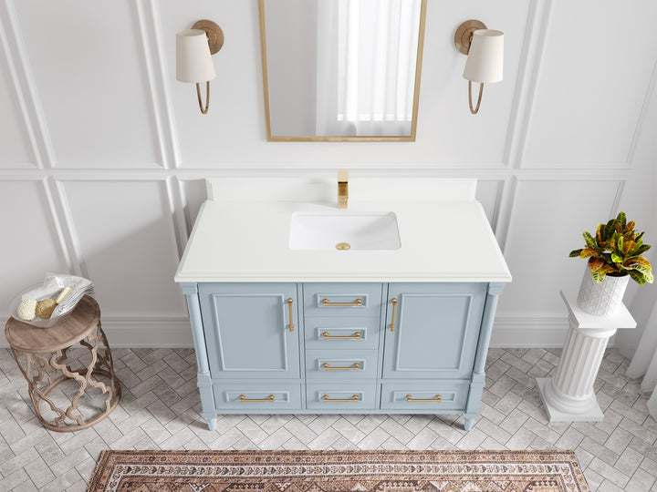 Aberdeen 48 in. W x 22 in. D Single Sink Bathroom Vanity - photo 28