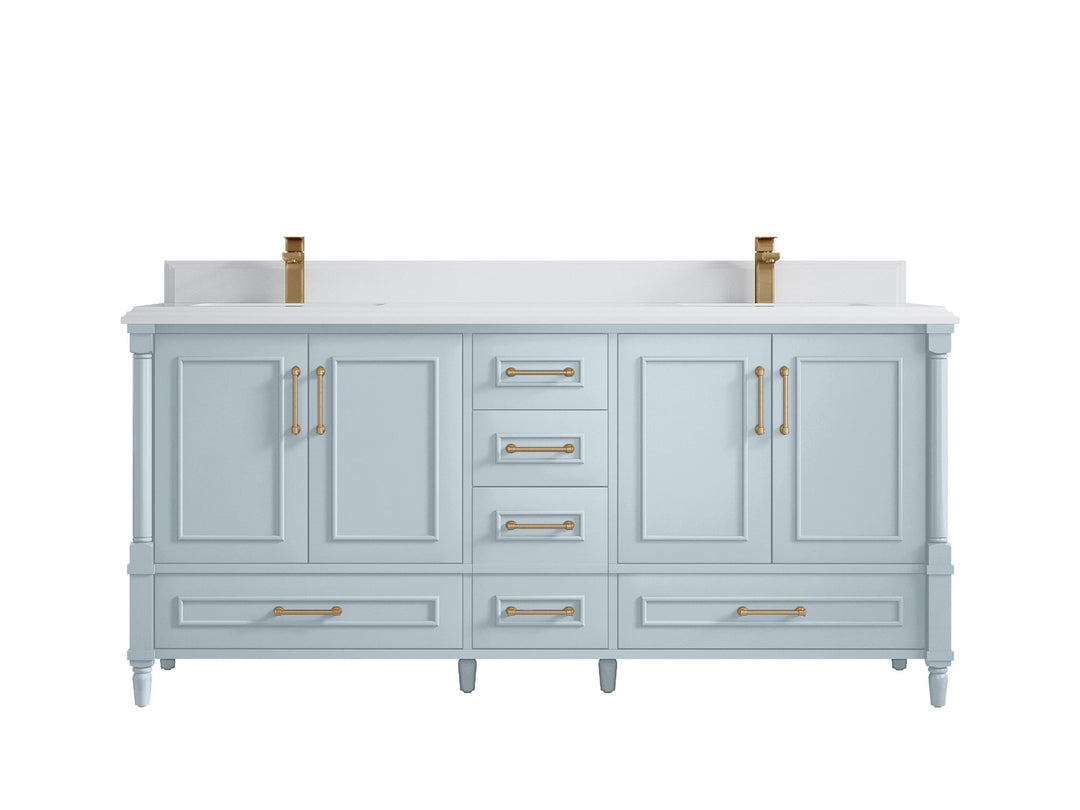 Aberdeen 72 in. W x 22 in. D Double Sink Bathroom Vanity