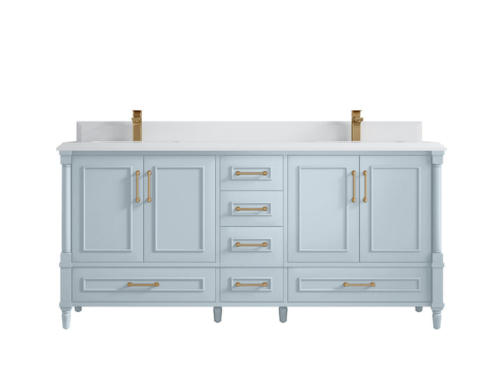 Aberdeen 72 in. W x 22 in. D Double Sink Bathroom Vanity - photo 29
