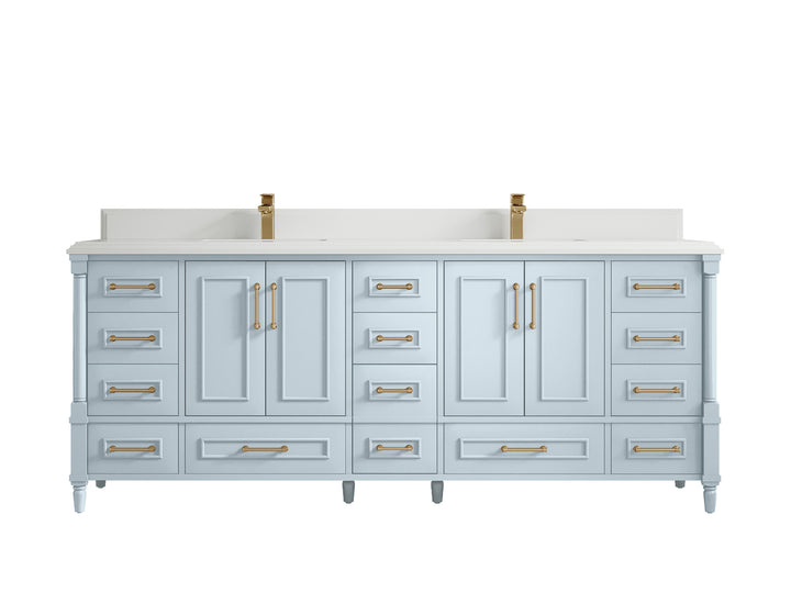 Aberdeen 84 in. W x 22 in. D Double Sink Bathroom Vanity - photo 29