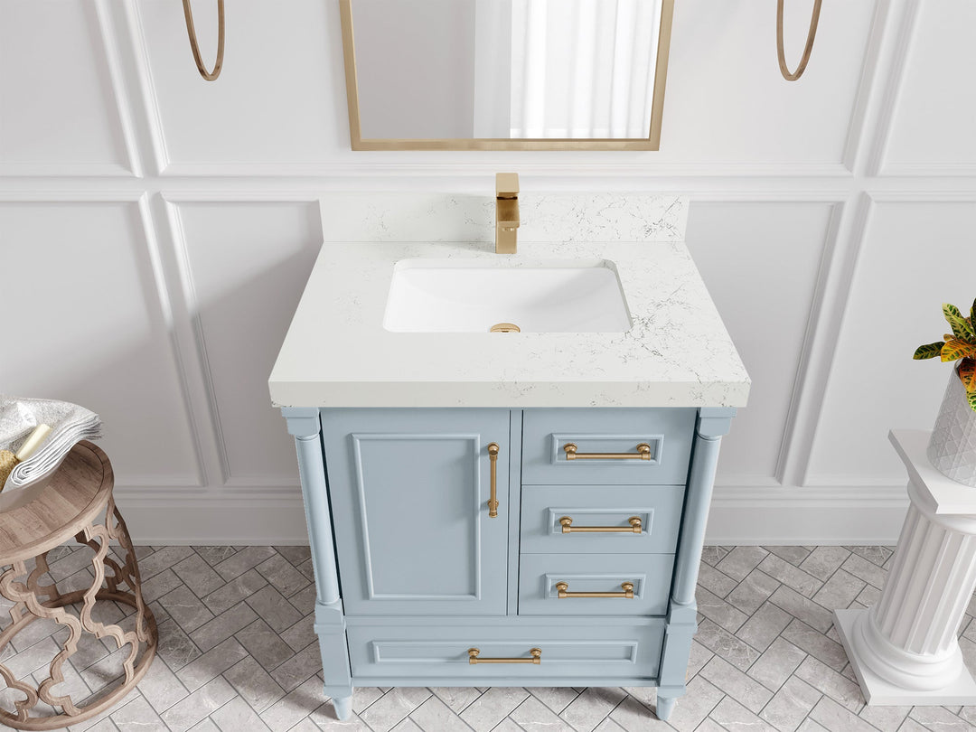 Aberdeen 30 in. W x 22 in. D Single Sink Bathroom Vanity