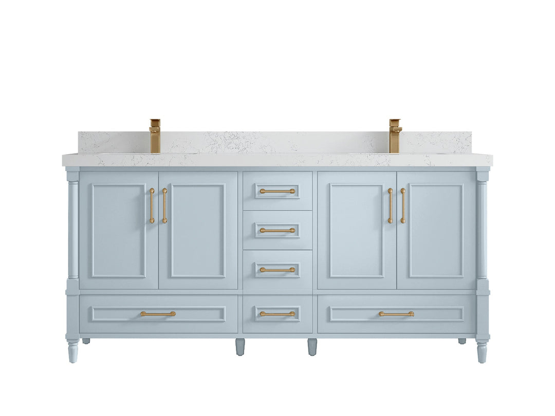 Aberdeen 72 in. W x 22 in. D Double Sink Bathroom Vanity