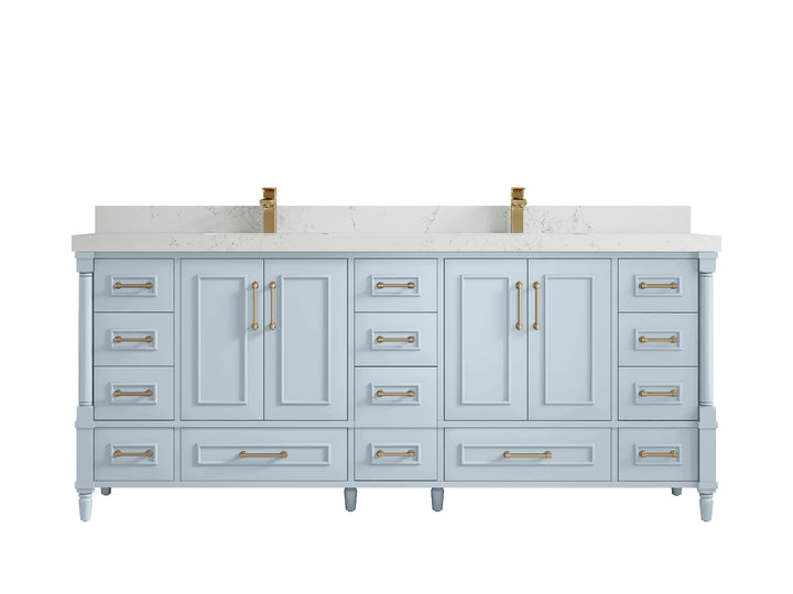 Aberdeen 80 in. W x 22 in. D Double Sink Bathroom Vanity - photo 31