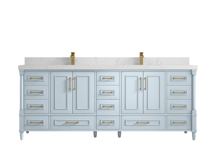 Aberdeen 84 in. W x 22 in. D Double Sink Bathroom Vanity - photo 31