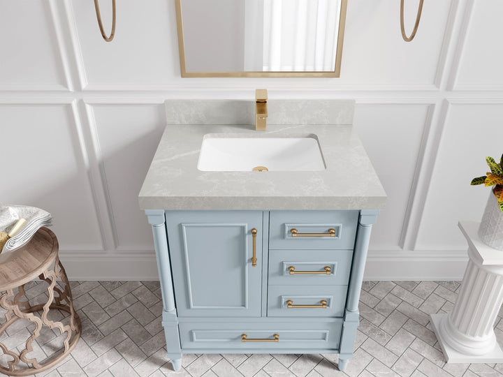 Aberdeen 30 in. W x 22 in. D Single Sink Bathroom Vanity - photo 23