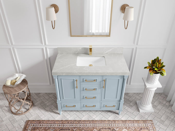 Aberdeen 42 in. W x 22 in. D Single Sink Bathroom Vanity - photo 32