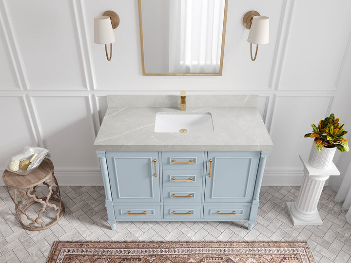 Aberdeen 48 in. W x 22 in. D Single Sink Bathroom Vanity - photo 32