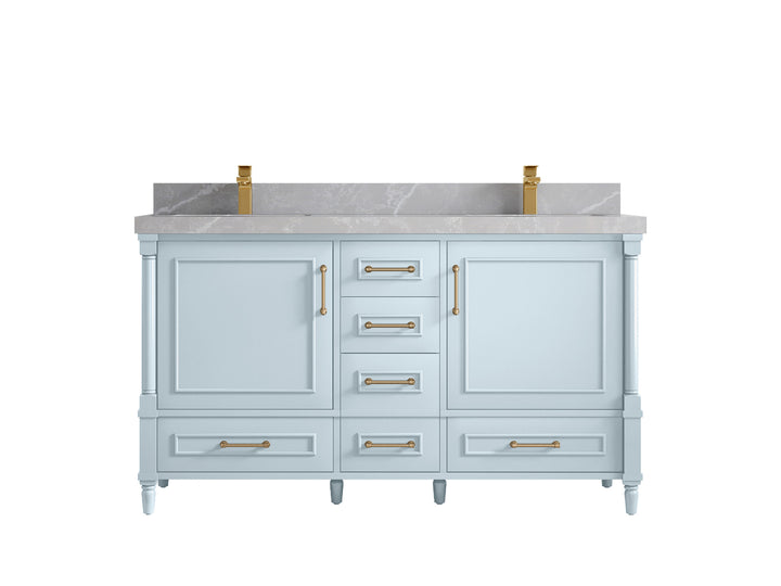 Aberdeen 60 in. W x 22 in. D Double Sink Bathroom Vanity - photo 33