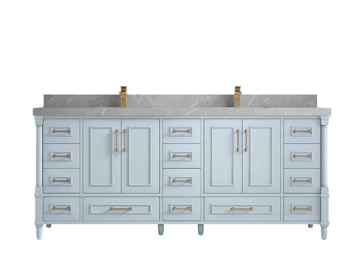Aberdeen 80 in. W x 22 in. D Double Sink Bathroom Vanity - photo 35