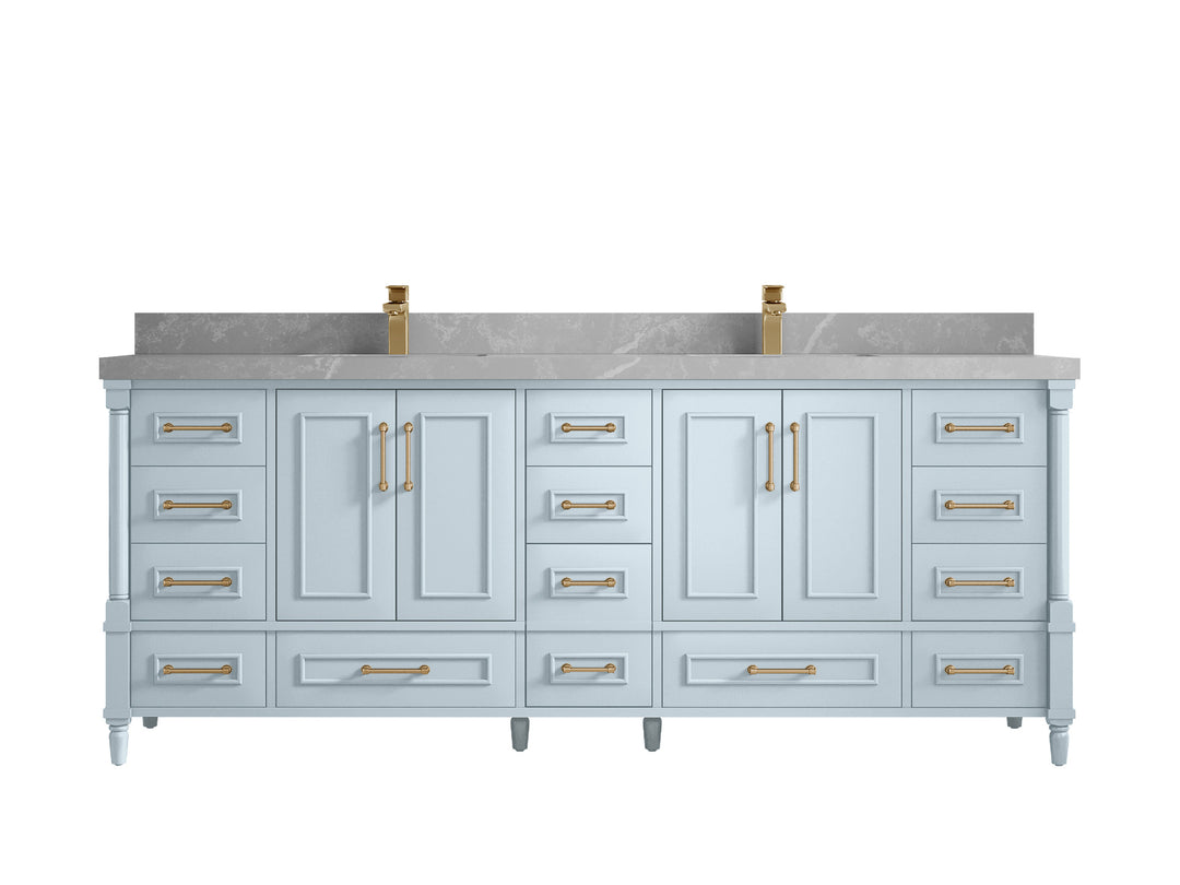 Aberdeen 84 in. W x 22 in. D Double Sink Bathroom Vanity