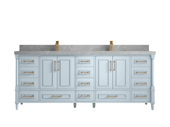 Aberdeen 84 in. W x 22 in. D Double Sink Bathroom Vanity - photo 33