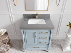 Aberdeen 30 in. W x 22 in. D Single Sink Bathroom Vanity - photo 25