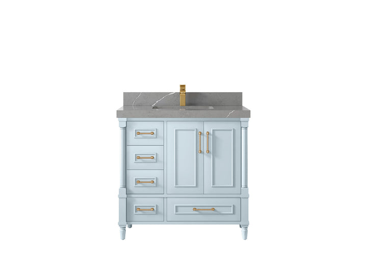 Aberdeen 36 in. W x 22 in. D Center Sink Bathroom vanity - photo 25