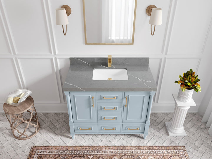 Aberdeen 42 in. W x 22 in. D Single Sink Bathroom Vanity - photo 34