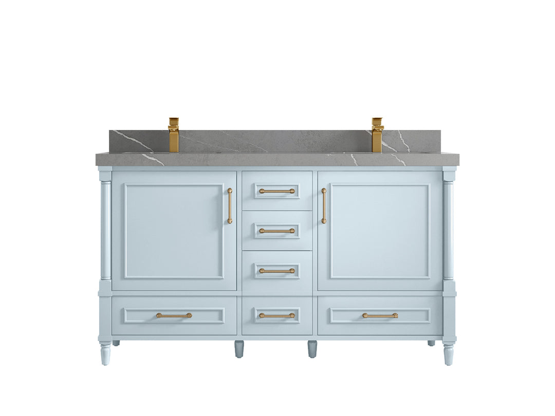 Aberdeen 60 in. W x 22 in. D Double Sink Bathroom Vanity