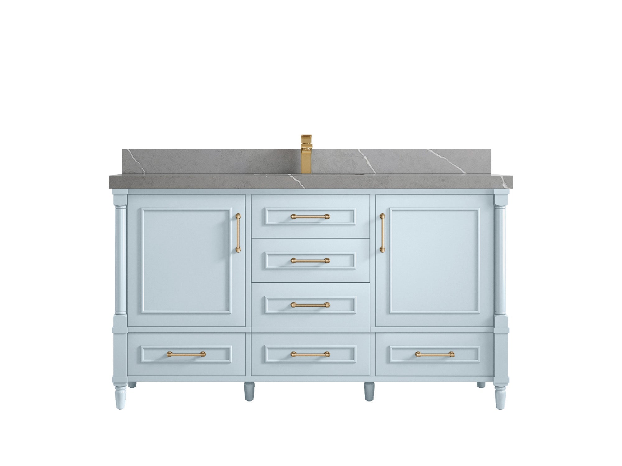 ABD BLU PT GR 60S FAUCET