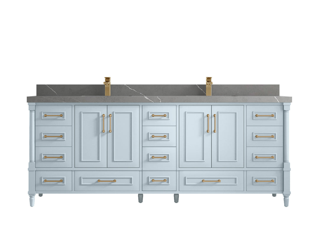 Aberdeen 84 in. W x 22 in. D Double Sink Bathroom Vanity