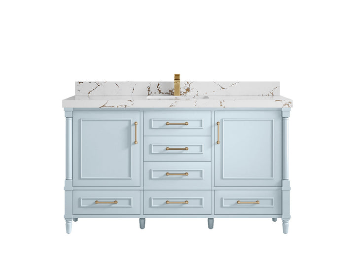 Aberdeen 60 in. W x 22 in. D Single Sink Bathroom Vanity - photo 35