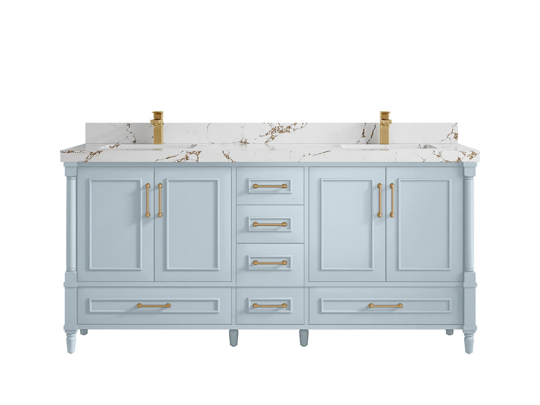 Aberdeen 72 in. W x 22 in. D Double Sink Bathroom Vanity