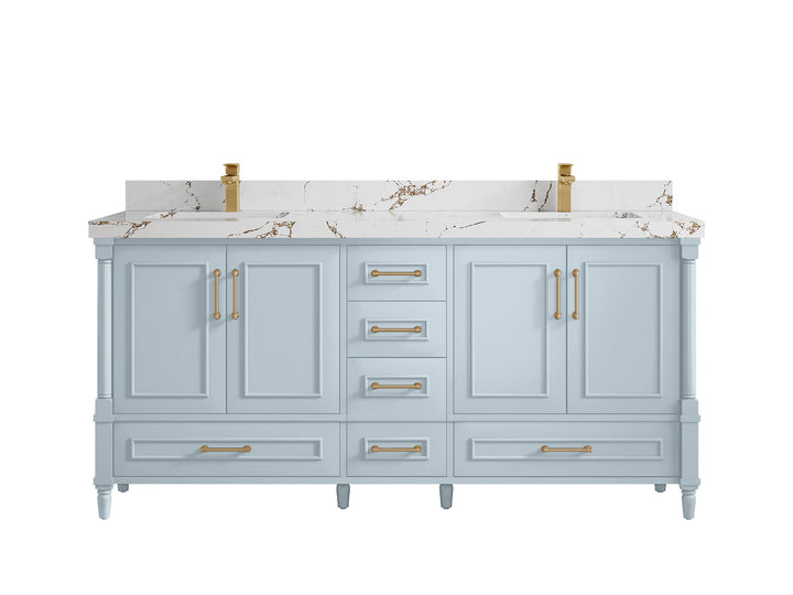 Aberdeen 72 in. W x 22 in. D Double Sink Bathroom Vanity - photo 37