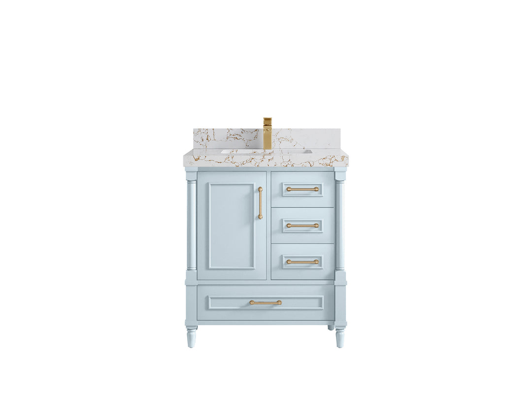 Aberdeen 30 in. W x 22 in. D Single Sink Bathroom Vanity