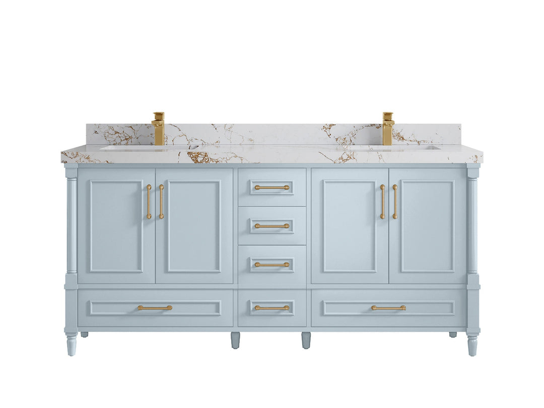 Aberdeen 72 in. W x 22 in. D Double Sink Bathroom Vanity