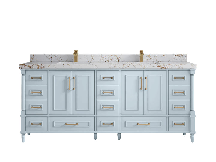 Aberdeen 80 in. W x 22 in. D Double Sink Bathroom Vanity - photo 39