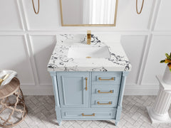 Aberdeen 30 in. W x 22 in. D Single Sink Bathroom Vanity - photo 41