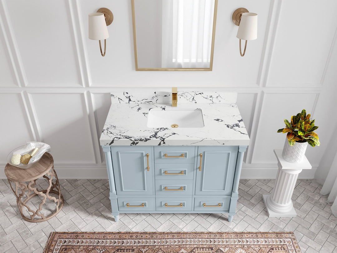 Aberdeen 42 in. W x 22 in. D Single Sink Bathroom Vanity
