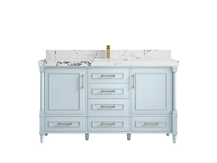 Aberdeen 60 in. W x 22 in. D Single Sink Bathroom Vanity - photo 39