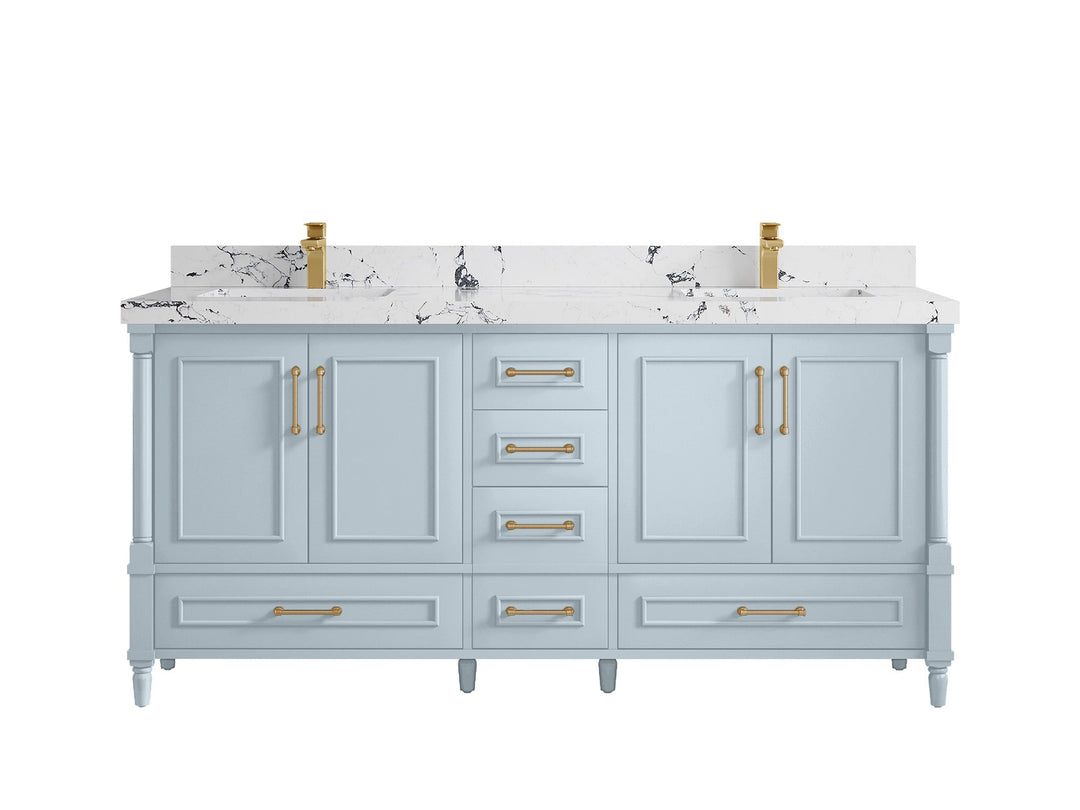Aberdeen 72 in. W x 22 in. D Double Sink Bathroom Vanity