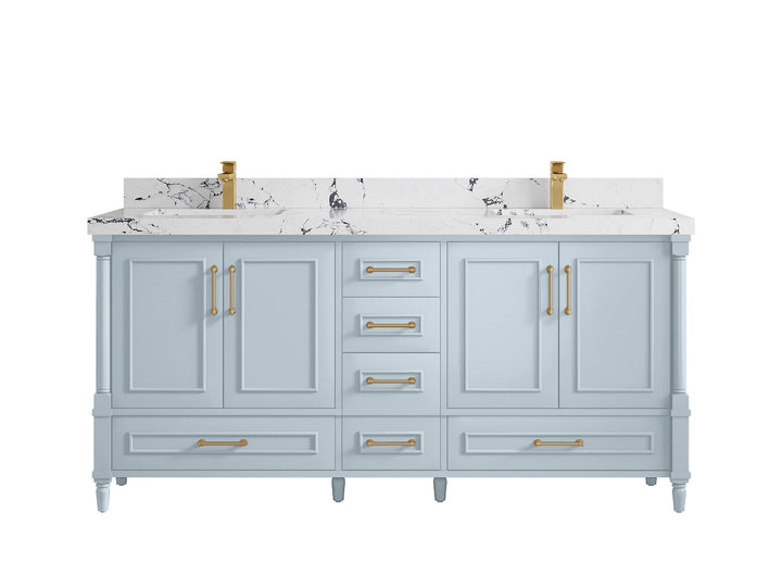 Aberdeen 72 in. W x 22 in. D Double Sink Bathroom Vanity - photo 41