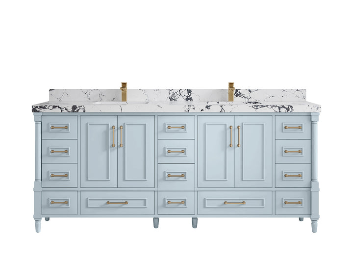 Aberdeen 80 in. W x 22 in. D Double Sink Bathroom Vanity - photo 41
