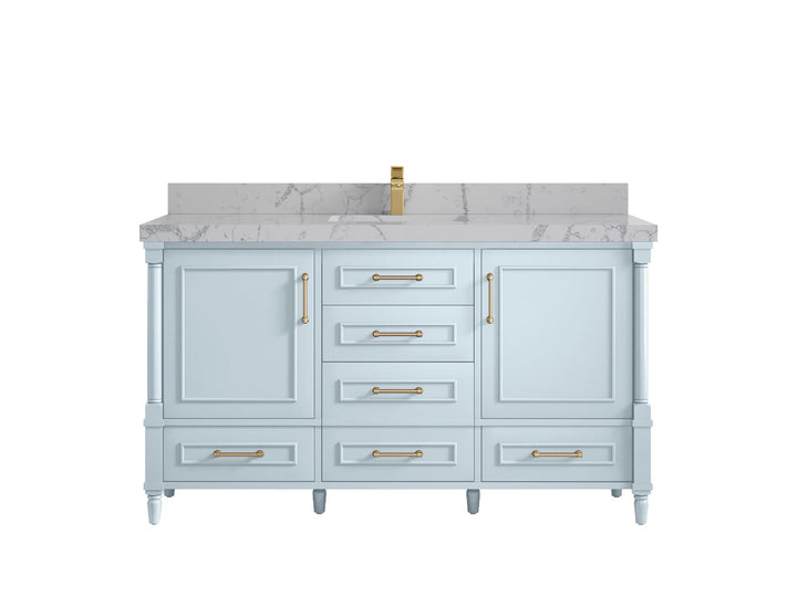 Aberdeen 60 in. W x 22 in. D Single Sink Bathroom Vanity - photo 41